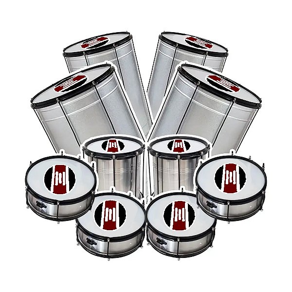 Kit Fanfarra Torcida Organizada 10 Instrumentos