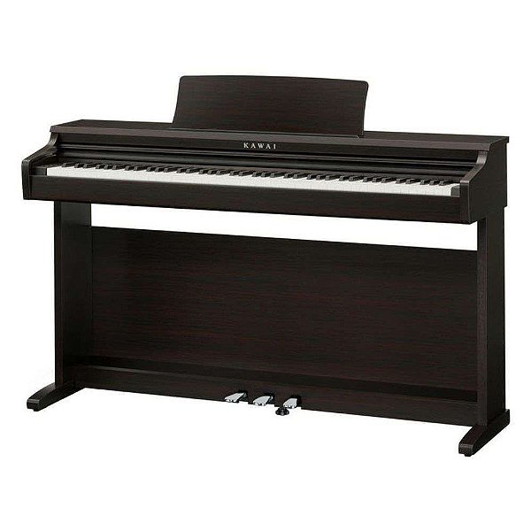 Piano Digital Kawai KDP120 - 88 Teclas com Pedal Triplo e Gravador Digital - Conectividade Bluetooth, USB e MIDI.