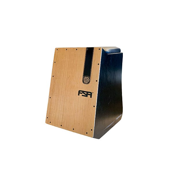 Cajon FSA Gibão Preto Assento Estofado Captação Dupla FGB6501