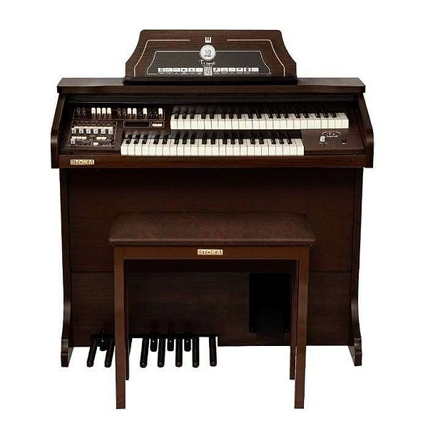 Órgão Eletrônico Tokai T1 Spinet EVO Marrom - 88 Teclas
