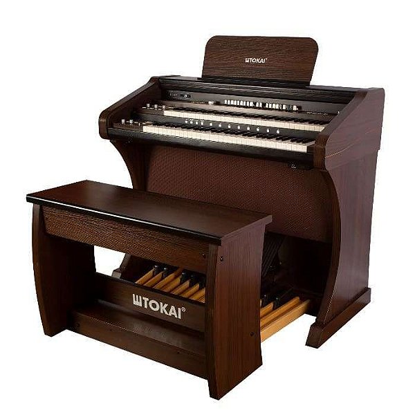Órgão Eletrônico Tokai T1 Concert Marrom - 122 Teclas