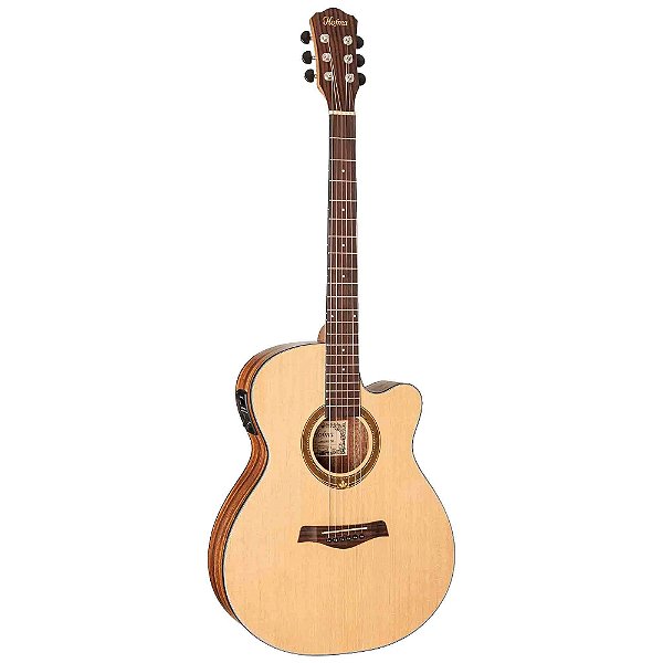 Violão Elétrico Hofma HMA-295 STNT Natural Aço Cutaway