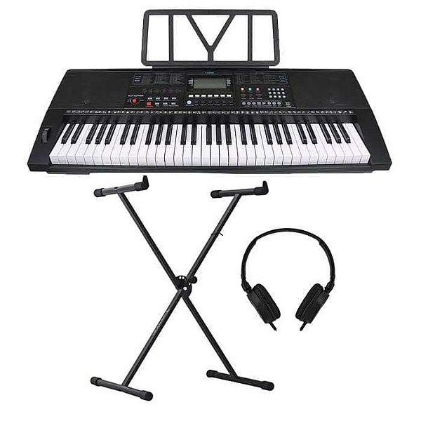 Teclado Musical KeyPower KP-500 - 61 Teclas + Suporte + Fone
