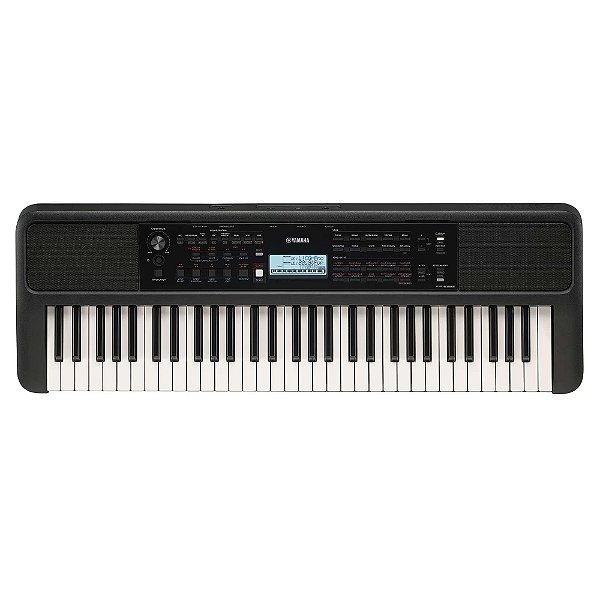 Teclado Yamaha PSR-E383 Preto Arranjador 61 Teclas