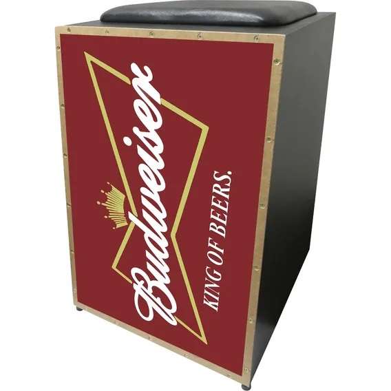 Cajon Acústico Inclinado Jaguar CJ1000 K2 Budweiser