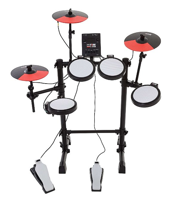 Bateria Eletrônica Pro Fire E-Drum Completa - Spanking