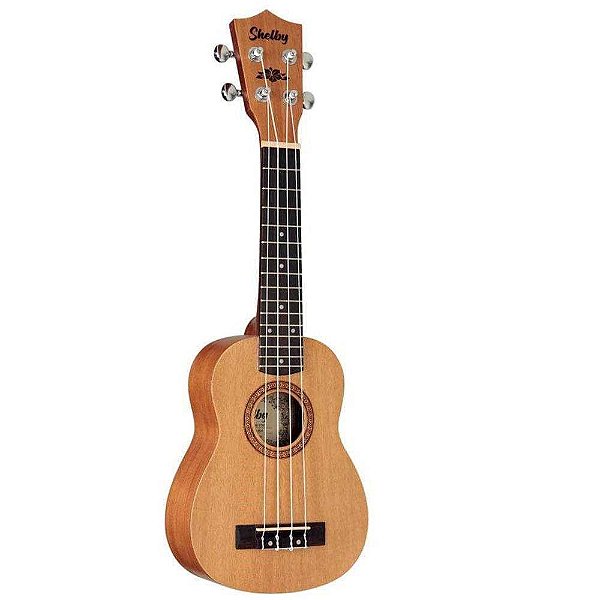 Ukulele Soprano Su21M Nylon Mogno Satin Natural Fosco - Shelby By Eagle