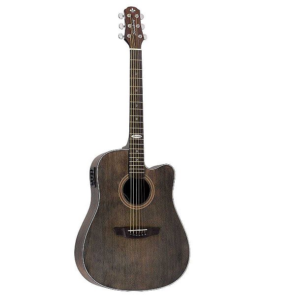 Violão Folk Eletroacústico Sd200c Tos Fosco Strinberg Black Series - Cordas De Aço - Tarraxas Blinda