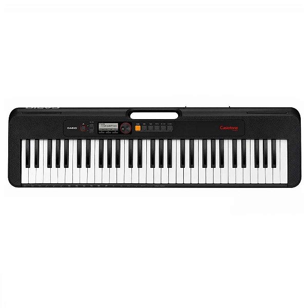 Teclado Musical CASIOTONE CT-S195 CASIO Preto 61 Teclas Fonte Bivolt e Suporte Partituras