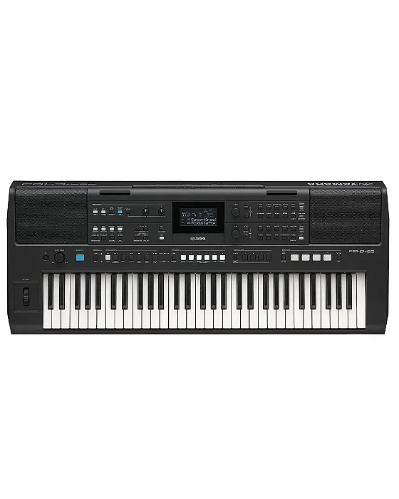 Teclado Yamaha PSR-E483 Arranjador - 61 Teclas Sensitivas
