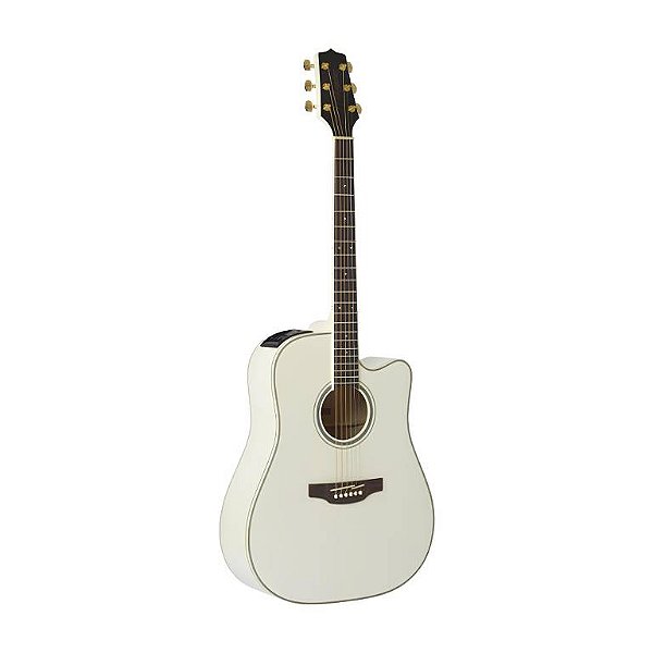 Violão Takamine GD37CE PW Branco Eletroacústico Folk Aço Bag Inclusa