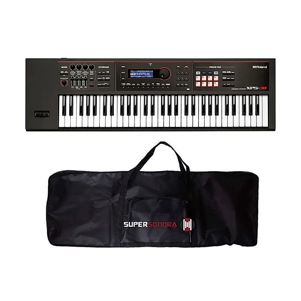 Teclado Sintetizador Roland Profissional XPS-30 Preto - 61 Teclas + Capa