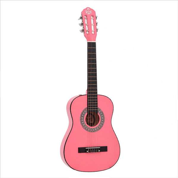 Violão Acústico Nylon Infantil MT-34 1/2 - Clássico Rosa Pink - Myth
