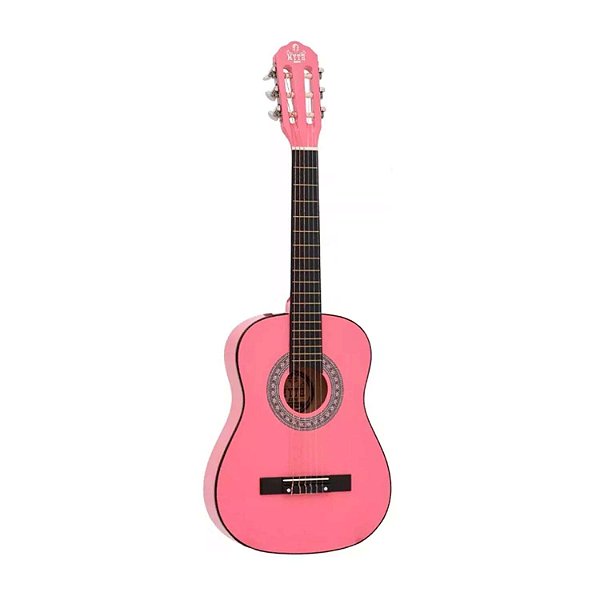 Violão Acústico Nylon Infantil MT-30 1/4 - Clássico Rosa Pink - Myth