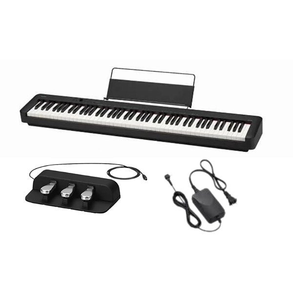Piano Digital Casio CDP-S160 Preto - 88 Teclas + Pedal Triplo