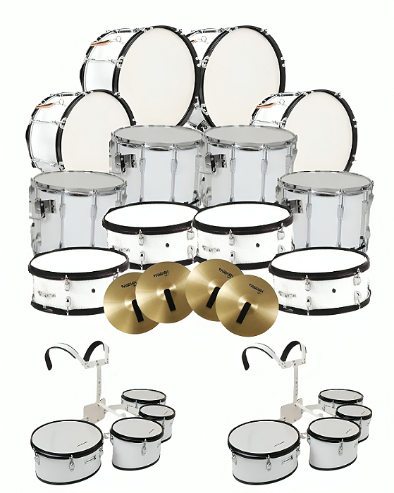 Kit Fanfarra Marching Band com 16 Instrumentos – Dreamer + Brinde