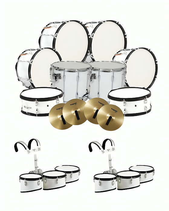 Kit Fanfarra Marching Band com 12 Instrumentos – Dreamer + Brinde