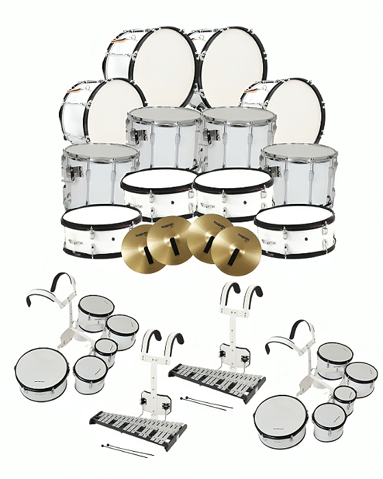 Kit Fanfarra Marching Band com 18 Instrumentos – Dreamer + Brinde