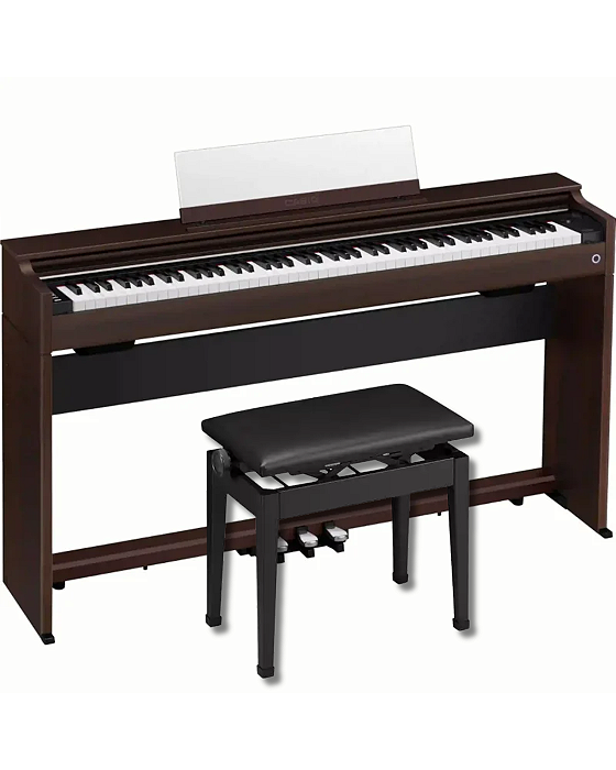 Piano Digital Casio Celviano AP-S200 Marrom com 88 Teclas + Banqueta Casio