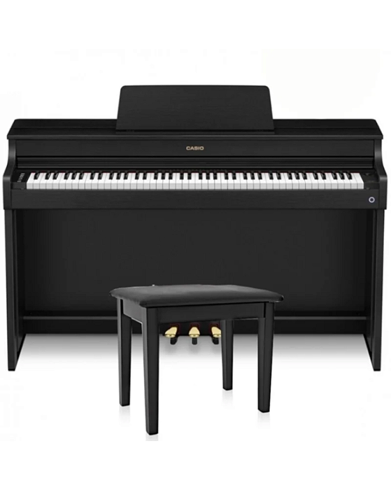 Piano Digital Casio Celviano AP-300 Preto com 88 Teclas + Banqueta