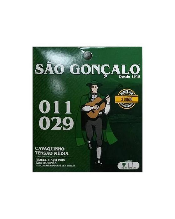 Encordoamento para Cavaco São Gonçalo 011 a 029