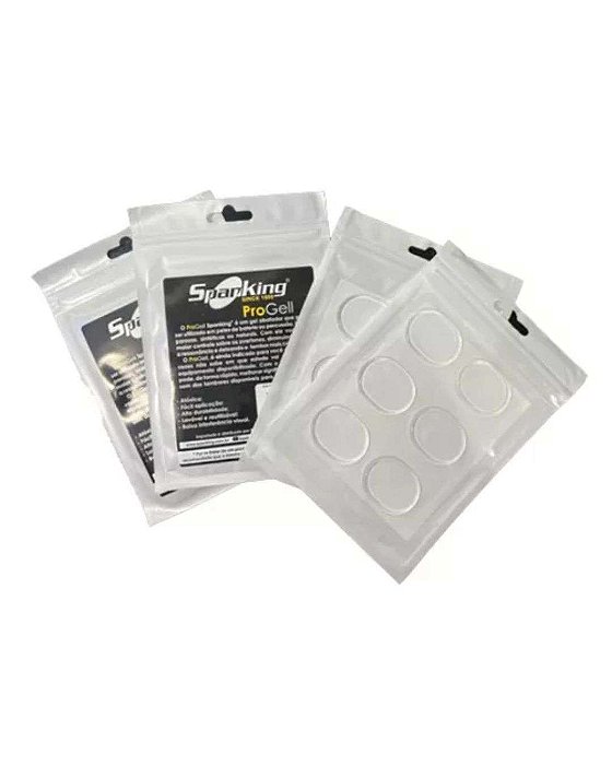 Gel Abafador transparente Spanking  para pele de bateria - 6 unidades