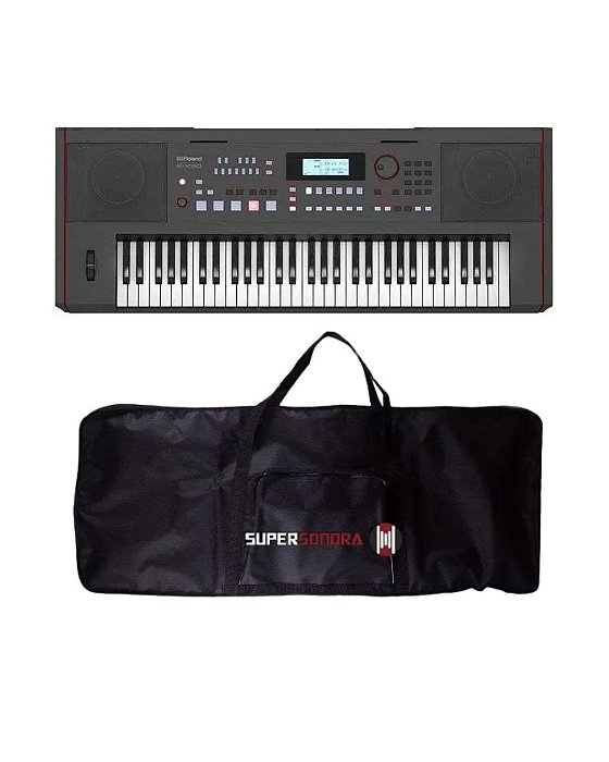 Kit Teclado Roland E-X50 61 Teclas + Capa