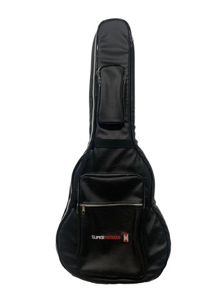 Capa Violão Folk Super Premium Pelúcia Caramelo - Viasom