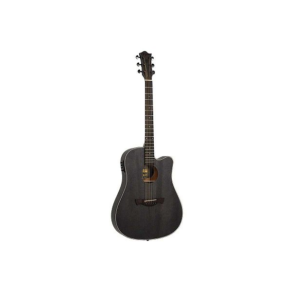 Violão Tagima Folk Slim Cutaway TBW-400 Aço Okoume Preto