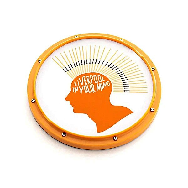 Pad de Estudo Bateria 12" Com Aro Simples Liverpool