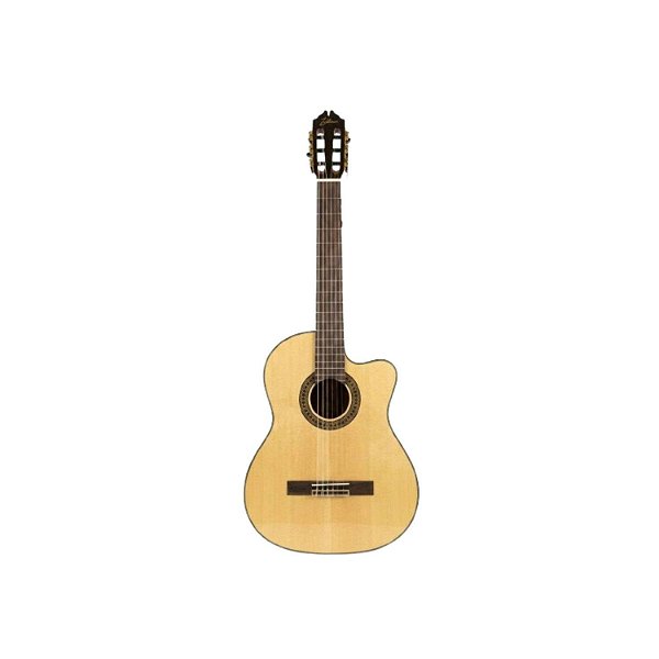 Violão Eletroacustico Classico Primevo Zellmer Spruce Cutaway Brilhante