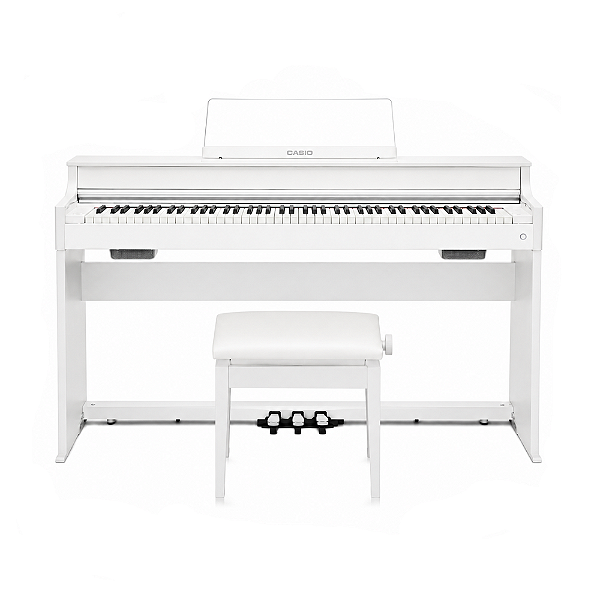 Piano Digital Casio Celviano AP-S450 Branco 88 Teclas Com Estante + Banqueta