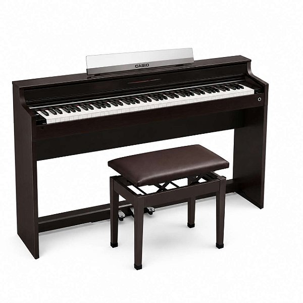 Piano Digital Casio Celviano AP-S450 Marrom 88 Teclas Com Estante + Banqueta