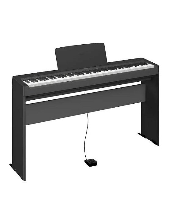 Piano Digital Yamaha P-145 - 88 Teclas + Estante L-100 Yamaha + Pedal