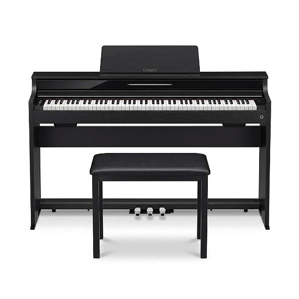 Piano Digital Casio Celviano AP-S450 Preto com 88 Teclas + Banqueta Casio