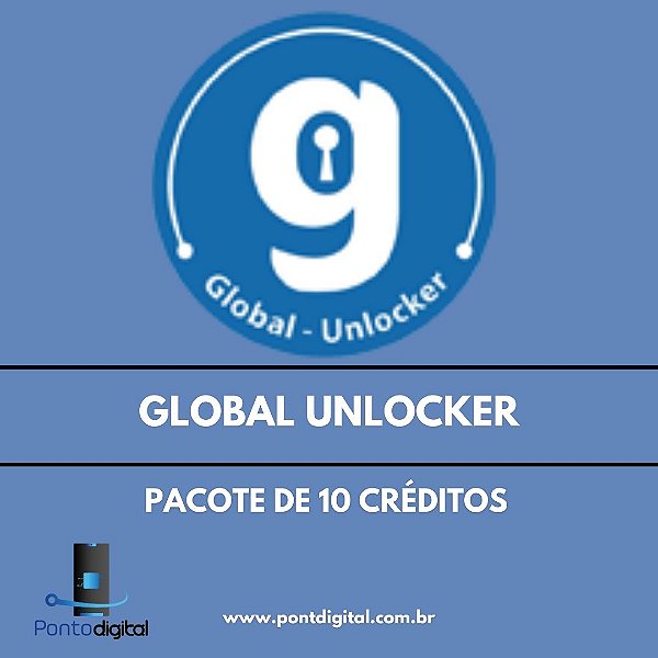 Global Unlocker Pro - Pacote de 10 Créditos