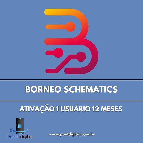 Borneo Schematics - Licença de 1 ano e 1 usuario