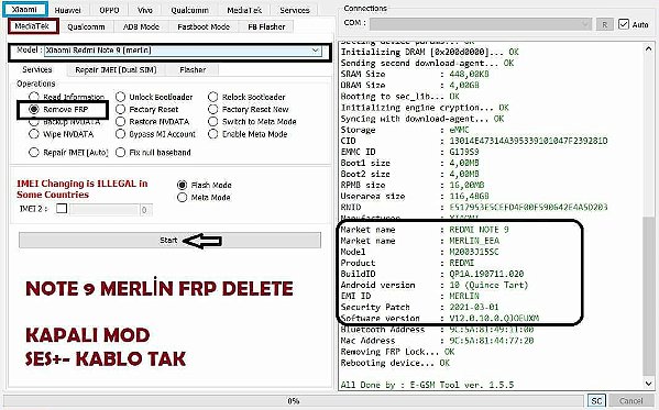 E-GSM TOOL - Ativação Anual - Desbloqueio Definitivos Via Servidor