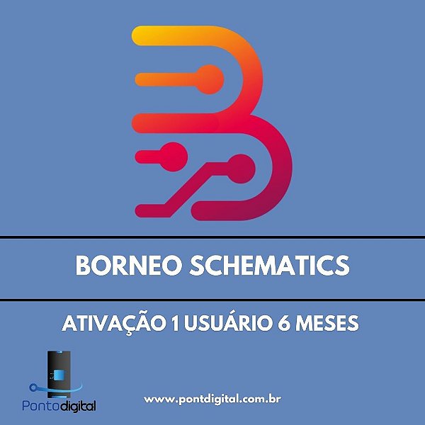 Borneo Schematics -Licença de 6 meses para 1 usuario