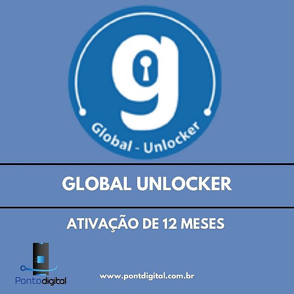 Global Unlocker Pro - Licença de 12 meses