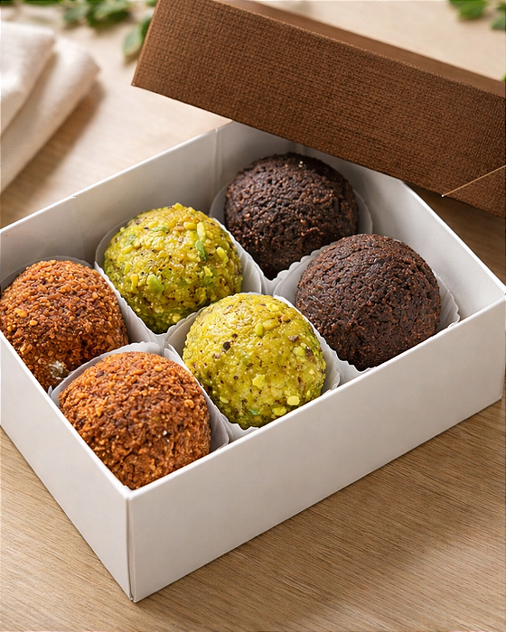 Caixa 6 brigadeiros sortidos