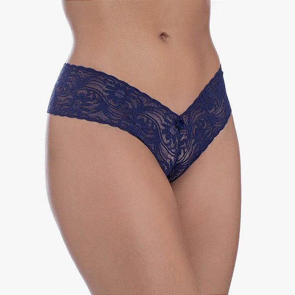Calcinha Caleçon Rendado Isis Lingerie