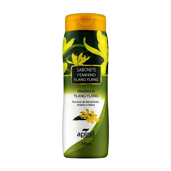 Sabonete Íntimo Feminino Aroma De Ylang Ylang 210ml Apinil Cosméticos