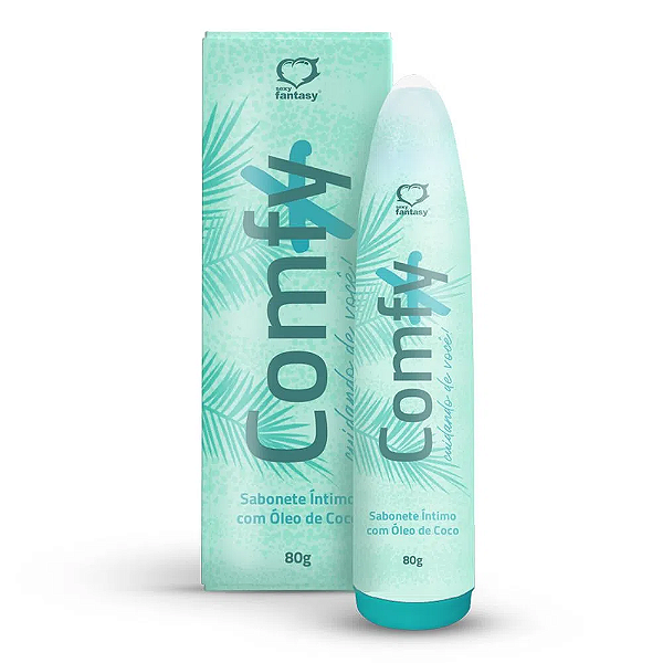 Comfy+ Sabonete Íntimo com Óleo de Coco 80g - Sexy Fantasy