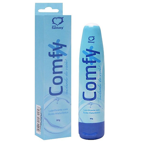 Comfy + Lubrificante Íntimo Com Ácido Hialurônico 80g - Sexy Fantasy