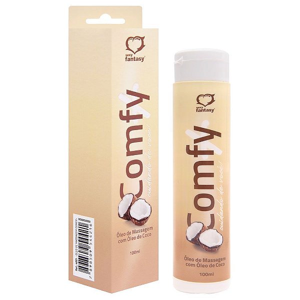 Comfy+ Óleo De Massagem Com Óleo De Coco 100ml - Sexy Fantasy