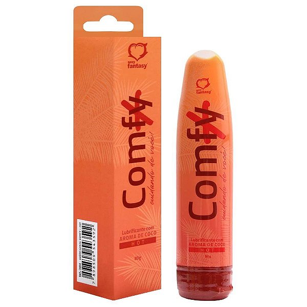 Comfy+ Lubrificante Com Aroma De Coco Hot 80g - Sexy Fantasy