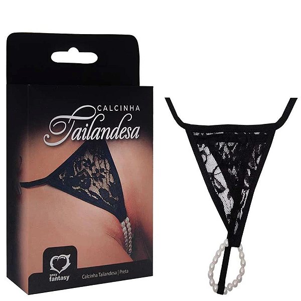 Calcinha Tailandesa Rendada - Sexy Fantasy