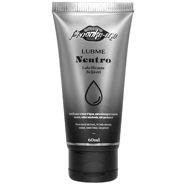 Lubme Lubrificante Neutro Beijável 60ml - Provoke-me