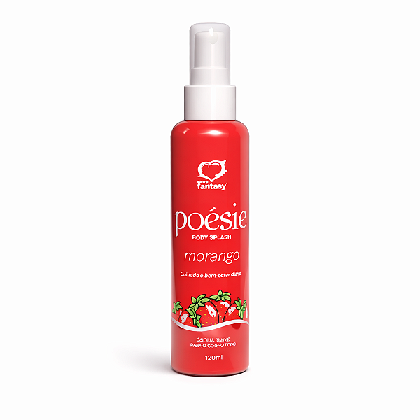 Body Splash Poésie Morango 120ml - Sexy Fantasy